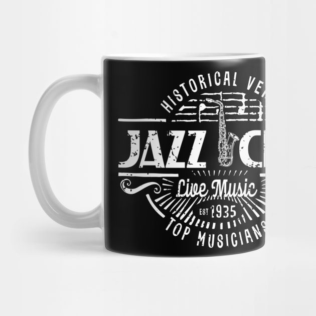 Retro Jazz Club Vintage Style by jazzworldquest